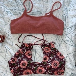 Bikini tops size medium swimwear